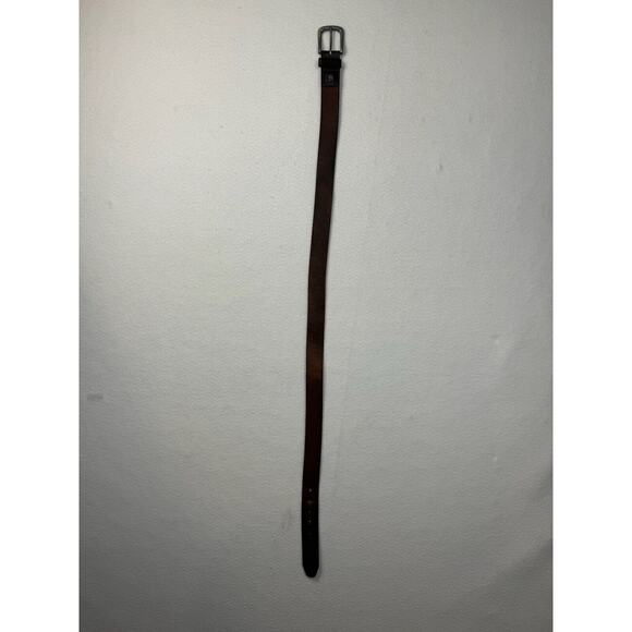 Fossil Brown Genuine Leather Belt 1954 Style Men's Size 38 - Picture 6 of 10